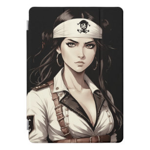 Cobrir iPad Pro para Garota Pirata Bonita, mas Per