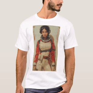 Cobrir T-Shirt da Retro Japonesa Sci-fi AV
