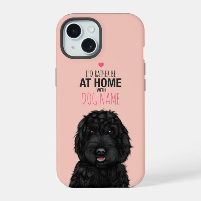 Cockapoo Preto Personalizado (Verso)