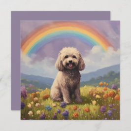 Cockapoo Rainbow Bridge Memorial Custom Dog Nome