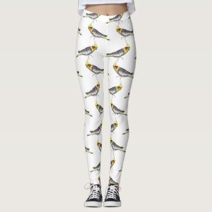 Cockatiel Frenzy Leggings (escolha a cor)