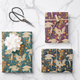 Cockatoo and Pomegranate by Walter Crane Dark