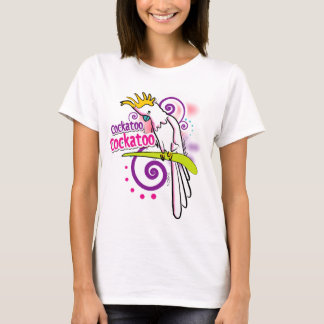 cockatoo do pássaro do t-shirt