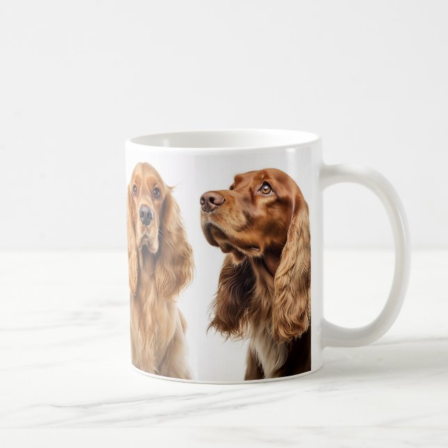 Cocker Spaniel lança caneca de café (Direita)