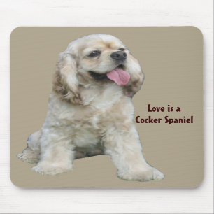 Cocker spaniel Mousepad irresistível