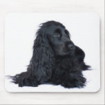 Cocker spaniel preto Mousepad<br><div class="desc">O presente perfeito para algum amante do Spaniel.</div>