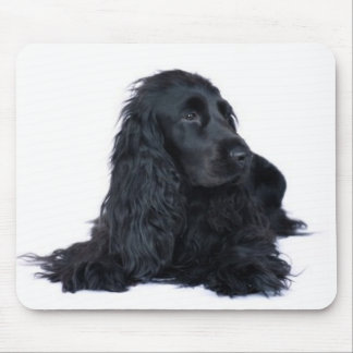 Cocker spaniel preto Mousepad