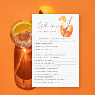 cocktail aperol - Quem sabe o melhor jogo da noiva