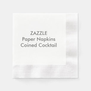 COCKTAIL INVENTADO dos guardanapo de papel BRANCO