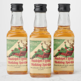 Cocktail Party Vintage Funny Retro Christmas Party