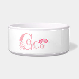 Coco - cães e gatos - tigela personalizada