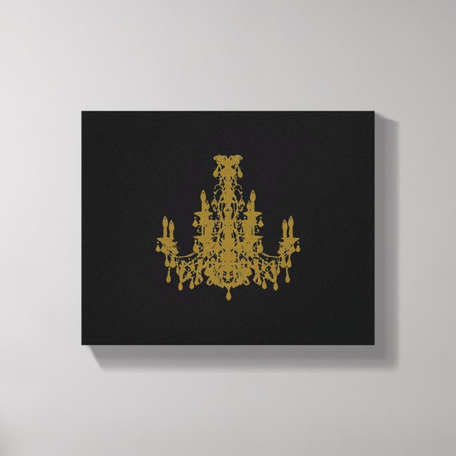 Coco Chandelier ~ Canvas 0,75" Espessa (Frente)