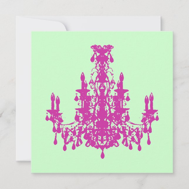 Coco Chandelier ~ Convite (Frente)