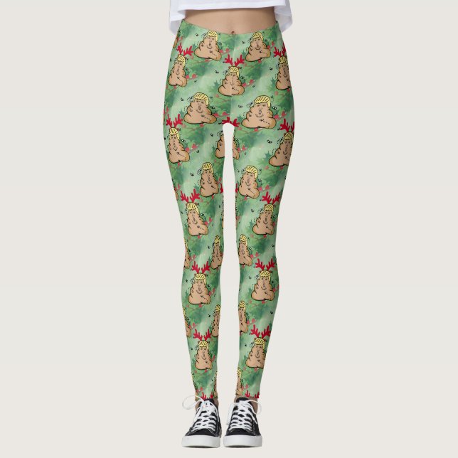 cocô renas donald trump leggings (Frente)