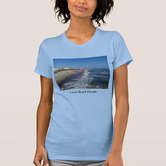 Cocoa Beach Coastline T-Shirt (Frente)