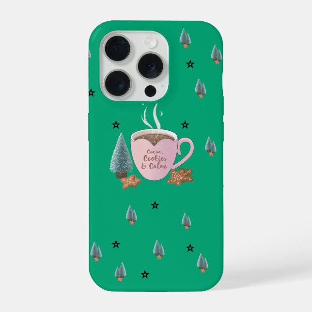 Cocoa, Cookies & Calm – Pastel Christmas CoT-Shirt (Verso)