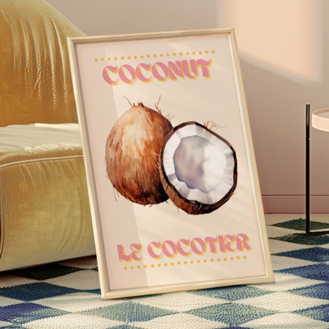 Coconut Le Cocotier Poster francês (Criador carregado)