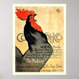 Cocorico Vintage - Poster francês
