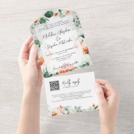 Cód. QR botânico das flores silvestres