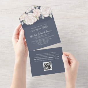 Cód. QR de Molercola Floral Verde Moderno