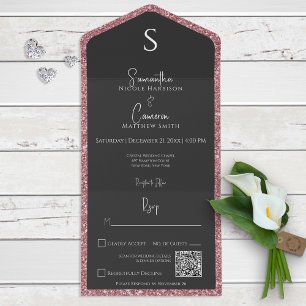 Cód. QR do Glam Preto e da Brilhante Rosa