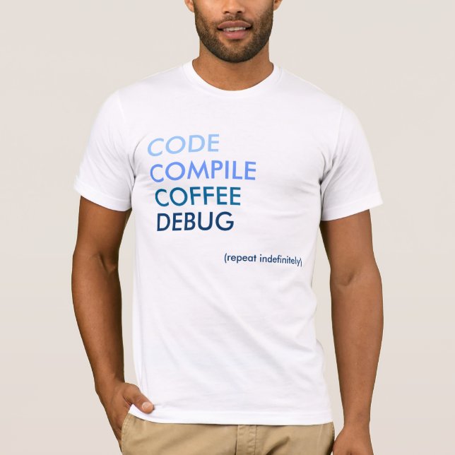 Codificação de Camisa de Depuração de Café (Frente)