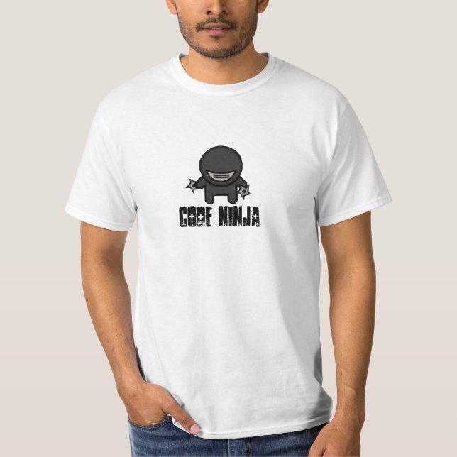 Codifique o t-shirt de Ninja (Frente)