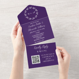 Código A de QR de RSVP Moderno RSVP Puro Elegante
