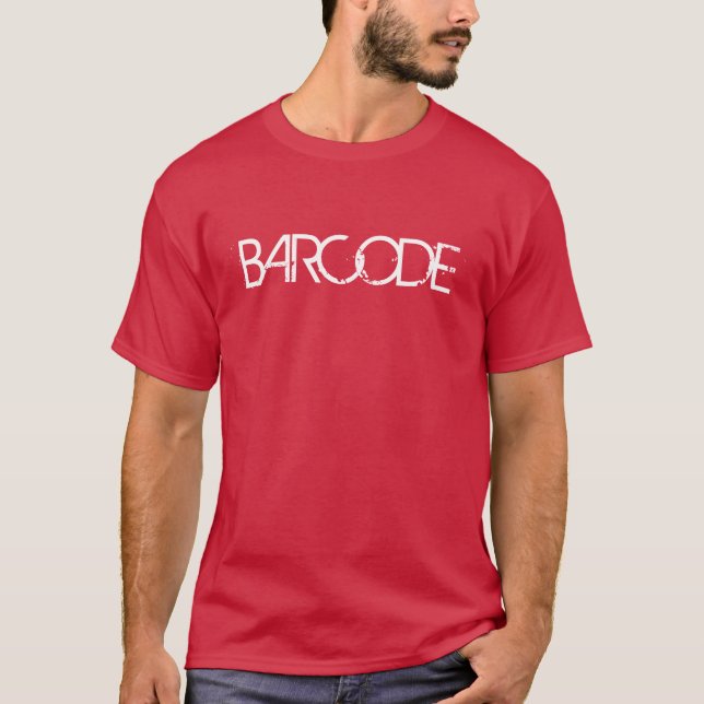 Código de barras T-Shirt de homem (Frente)