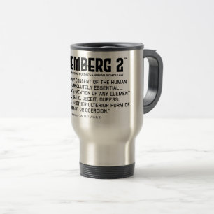 Código de Nuremberga 1947 A. 1 Caneca de viagem