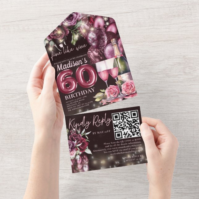 Código de QR de 60º Aniversário do Bom Vinho (Tearaway)