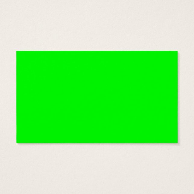 Código hexadecimal verde neon 00FF00 (Verso)