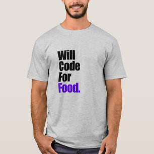 Código Para Comida T-Shirt