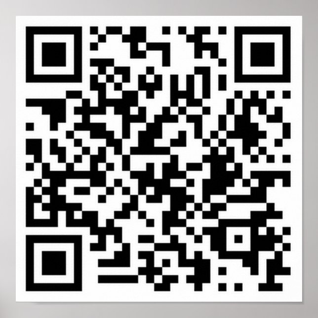 Código QR \1 Poster (Frente)