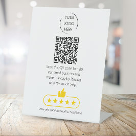 Código QR análise de pequenas empresas YELP