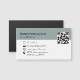 Código QR Cartão de visita magnético