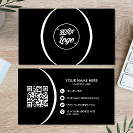 Código QR - Cartão de visita profissional moderno
