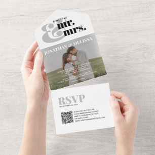 código QR Casamento com Script de Foto de Sobrep