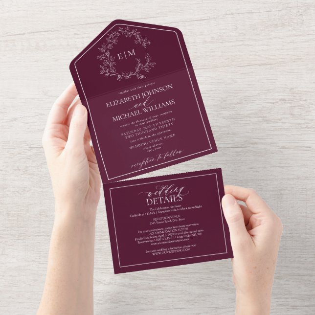 Código QR Casamento de Folheto da Borgonha de Cres (Aba destacável)