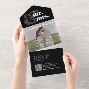 código QR   Casamento de Fotografias em Preto e Br