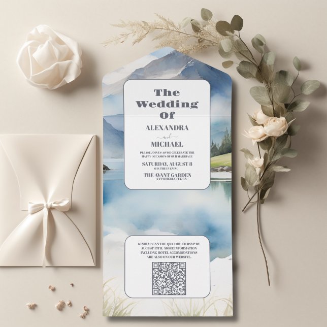 Código QR Casamento de Prados de Montanha em Aquar (Criador carregado)