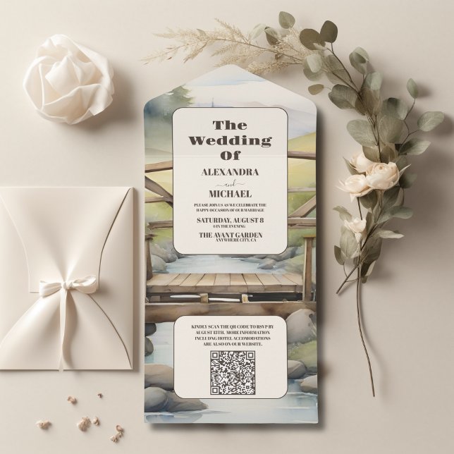 Código QR Casamento de Prados de Montanha em Aquar (Criador carregado)