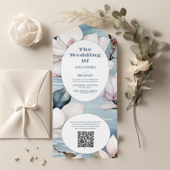 Código QR Casamento Legante Magnolia (Criador carregado)