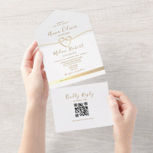 Código QR Casamento Ouro Branco