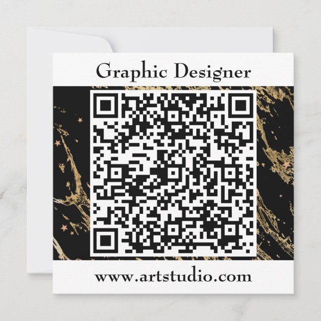 Código QR Convite para Evento Comercial (Frente)