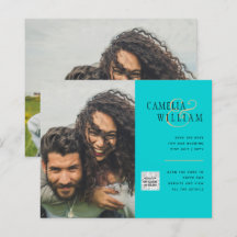 Código QR da Data de Salvamento do Convite de Foto