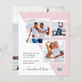 Código QR da Data de Salvamento do Convite de Foto