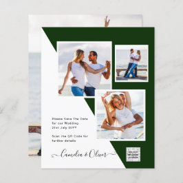 Código QR da Data de Salvamento do Convite de Foto