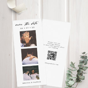 Código QR da faixa de fotos Casamento Salvar a Dat