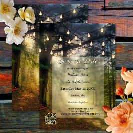 Código QR da Floresta Encantada Salvar o Cartão de